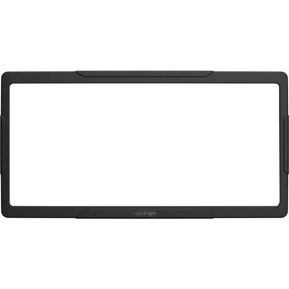 Cruiser Accessories Silicone License Plate Frame, Black 34150