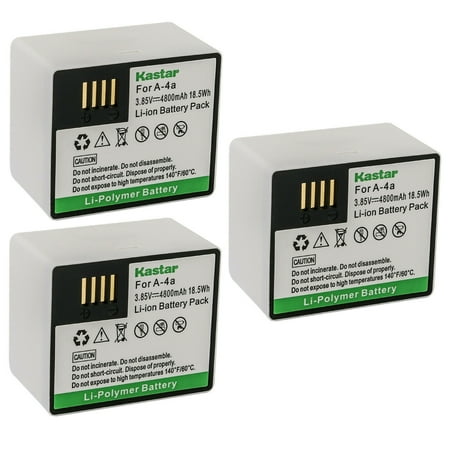 Kastar 3-Pack Battery Replacement for Arlo A-4 Arlo A-4a Arlo VMC4040 Arlo 308-10069-01 Battery Arlo Ultra Arlo Ultra Plus Arlo Ultra 2 Arlo Ultra 4K UHD Arlo Pro 3 Arlo Pro 4 Security Camera