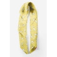 thumbnail image 2 of Bimba Yellow Shell & Whale Fish Ocean Pure Silk Printed Head Bandanas Summer Neck Wrap Scarf 40 x 40 Inches, 2 of 6