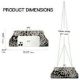 thumbnail image 5 of LOUEBICA Clutch Purse for Women Floral Embroidery Sequin Evening Bags Elegant Kiss Lock Wedding Party Cocktail, 5 of 10
