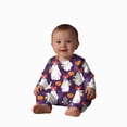 thumbnail image 5 of Family Matching Halloween Pajamas Set Cute Ghost Print Long-Sleeved Tops Trousers Sleepwear Outfits Holiday Sleepwear PJs, 5 of 6