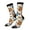 3 Black, variant on Butterflies Wild Insect Crew Socks for Men & Women, Breathable Casual Athletic Ankle Socks
