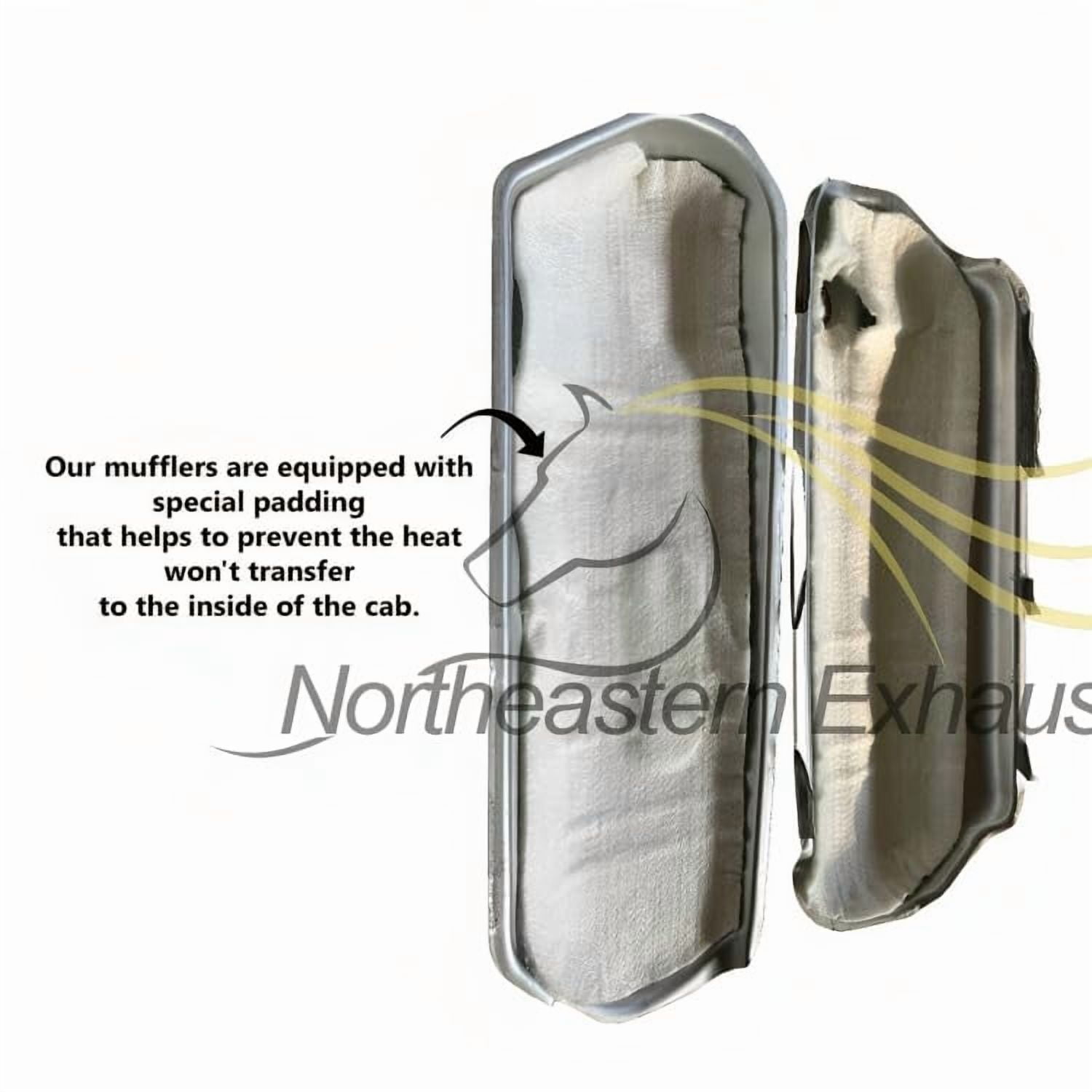 Northeastern Exhaust Muffler Fits 2008-2015 Smart Fortwo 1.0L - Direct Fit | Stainless Steel
