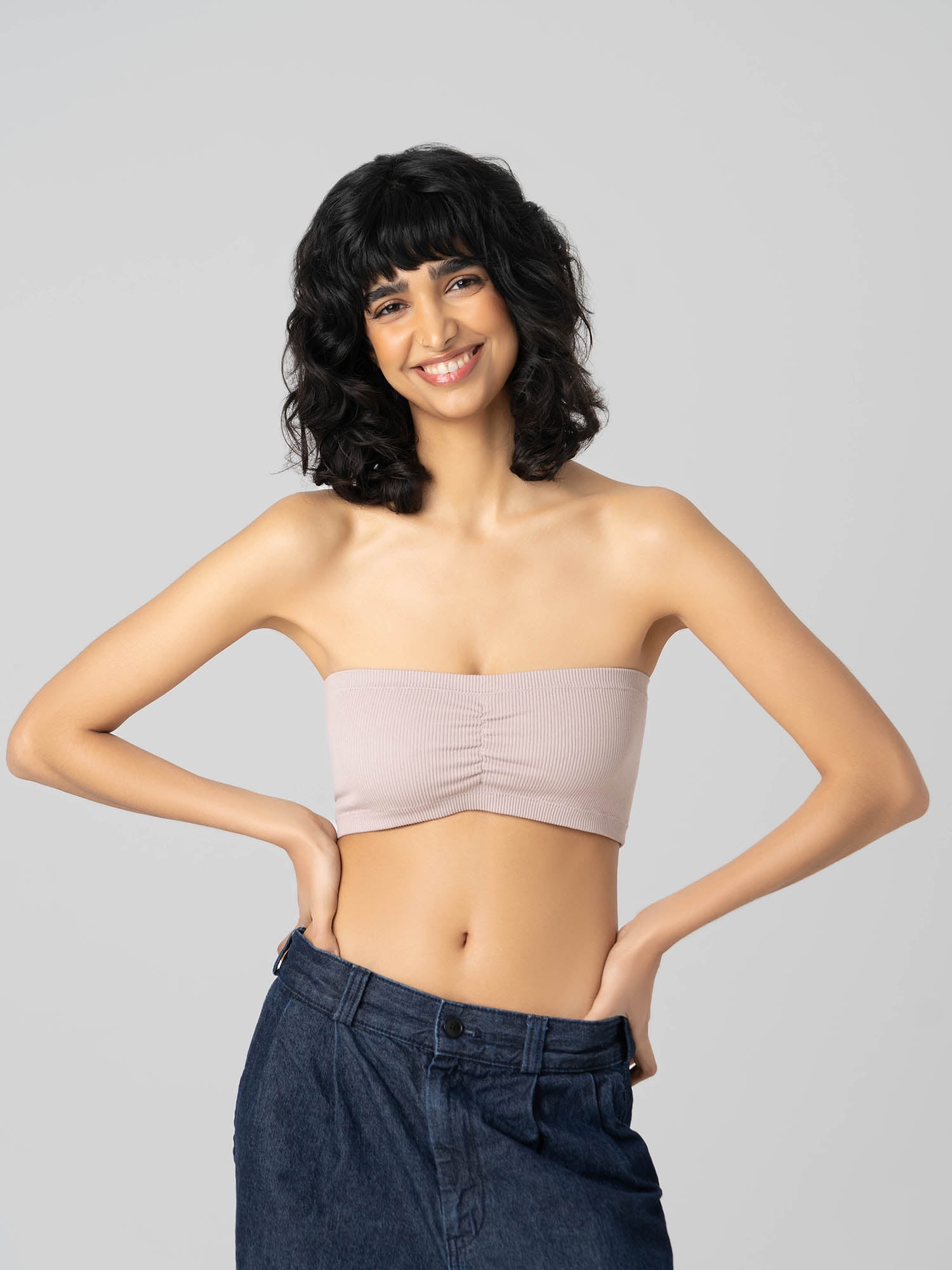 No Boundaries Women's Seamless Bandeau Bra, Sizes XS-XXXL