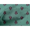thumbnail image 4 of oneOone Cotton Poplin Fabric Diamond & Paisley Block Decor Fabric Printed BTY 56 Inch Wide, 4 of 4