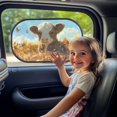 thumbnail image 3 of Yuyamidu Cow Car Window Sun Shades for Kids Sunflower Sunshade for Car Window Baby Automotive Window Sunshades for Sun Protection Butterfly Car Side Window Sun Visor, 3 of 7