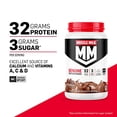 thumbnail image 2 of Proteína en polvo auténtica Muscle Milk, fresas y crema, 32 g de proteína, 4,94 libras, 2 of 5