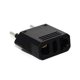 thumbnail image 1 of US Plug Adapter European to USA Adapter Small European to American Outlet Plug, 1 of 5