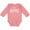 Mauve, variant on Inktastic It's Home- State of Indiana Outline Boys or Girls Long Sleeve Baby Bodysuit