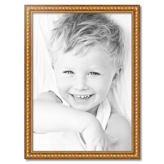 ArtToFrames 26" x 36" Gold Picture Frame, 26x36 inch Gold Wood Poster Frame (WOM-4293)