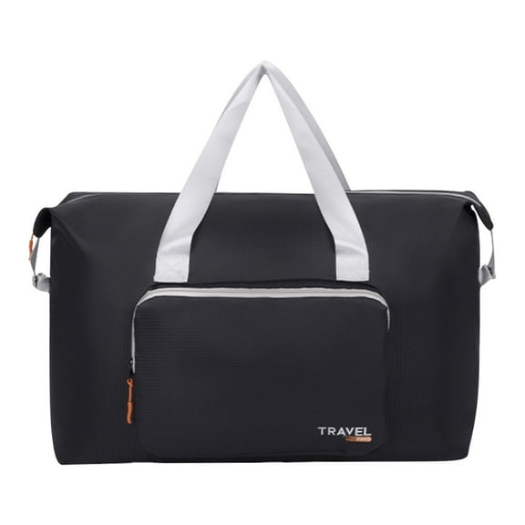 Travel Bag Folding Luggage, Large Capacity Portable Storage, Wet-dry Separation Compartments, Nylon Fabric, Hand Carry or Shoulder Strap, Topliu