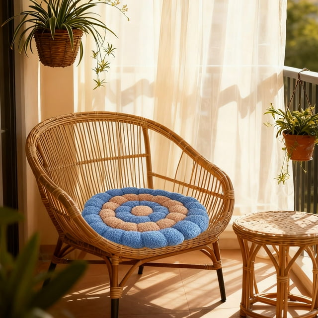 BotaniNest Japanese Style Floor Cushion For Seating And Back Support Comfortable Foldable Mat For Living Room Bedroom And Meditation
