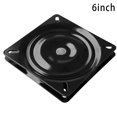 thumbnail image 3 of 5/6/7/8 Inch Heavy Duty Steel 360 Degrees Rotating Seat Swivel Base Mount Plate for Bar Stool Chair, 3 of 7