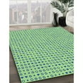 thumbnail image 2 of Ahgly Company Indoor Square Patterned GreenYellow Green Area Rugs, 8' Square, 2 of 6