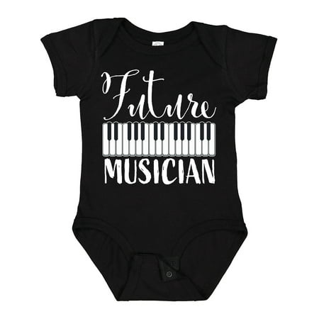 

Inktastic Future Musician- Piano Music Gift Baby Boy or Baby Girl Bodysuit