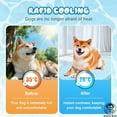 thumbnail image 3 of Galactic Goods-Dog Cooling Mat for Summer - Pet Cooling Pad with Gel Ice Pack, Non-Slip & Machine Washable, Cooling Mat for Dogs & Cats Indoor/Outdoor Use, 3 of 8