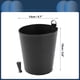 thumbnail image 4 of Bote de basura para automóvil Unique Bargains colgante para asientos delanteros y traseros, bote de basura de cuero sintético negro 1 pieza, 4 of 6