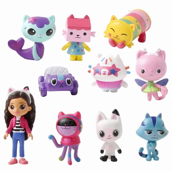 Gabby Saison 2 Ensemble de 10 Figurines Mini (3-7 cm)