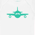 thumbnail image 4 of Inktastic Cute Teal Airplane Boys or Girls Baby Bodysuit, 4 of 5