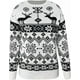 thumbnail image 3 of Suéter navideño de cuello alto para mujer, suéter de punto con estampado de alce, jersey informal de manga larga, tops de invierno, 3 of 5