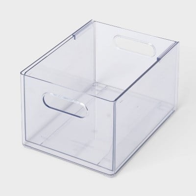 Plastic Expandable Deep Pantry Bin