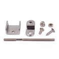 thumbnail image 2 of 1 Set Scratch Plate Pickguard Mounting Mount Bracket Holder with Screw for Mandolin QF01 (Silver), 2 of 9