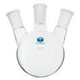 thumbnail image 1 of DIMA GLASS® Flask, Three Neck, Angled Center 19/22, Side 14/20, 25 mL, 1 of 2