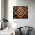 thumbnail image 3 of ARISTURING Abstract Wall Decor Oil Painting on Canvas Abstract Mandala Boho Canvas Wall Art For Living Room Vintage Artwork Modern Painting Pictures Home Decor Decoration 20x16 inch, 3 of 4