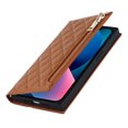 thumbnail image 5 of Feishell Crossbody Bag Wallet Case for iPhone 12 Pro Max,Shockproof Luxury PU Leather Zipper Pocket Magnetic Closure Folio Card Slot Flip Kickstand Phone Case with Shoulder Strap,Brown, 5 of 11