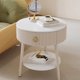 thumbnail image 2 of Mesa De noche De Metal Kawaii, almacenamiento minimalista, Japandi, mesita De noche nórdica De moda, muebles modernos De pizarra para el hogar, 2 of 4