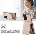 thumbnail image 3 of Crossbody Wallet Case for Samsung Galaxy Note 20, RFID Blocking Protective Purse Case Cover with Card Holder Kickstand Shoulder Strap Lanyard Magnetic Closure for Samsung Galaxy Note 20, Apricot, 3 of 7