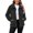 Black, variant on Women's Warm Jacket Long Sleeve Full Zip Soft Warm Fleece Winter Jacket Fuzzy Jackets Warm Teddy Coat for Cold Weather