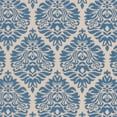 thumbnail image 3 of SAFAVIEH Martha Stewart Geometric Indoor/Outdoor Area Rug, Cream/Blue, 6'7" x 9', 3 of 5