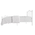 thumbnail image 4 of Home Design Atmore Queen Metal Platform Bed Frame, Iron Bed with Headboard & Footboard, No Box Spring Needed, White, 4 of 12