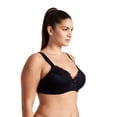 thumbnail image 4 of Curve Muse Plus Size Minimizer Underwire Unlined Bras with Embroidery Lace-3Pack-WHITE,Black,BUTTERMILK-36D, 4 of 6