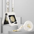 thumbnail image 6 of Women Wallet Purse for Samsung Galaxy Z Flip 5 5G Case Crossbody with Credit Card Holder Strap Lanyard RFID Blocking Protection Flip Leather Zipper (White, Z Flip 5), 6 of 17