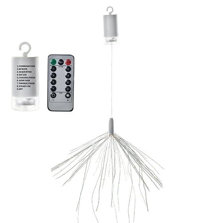 

ERTUTUYI Remote Battery Box Fireworkss Light Christmas Decoration Dandelions Lights