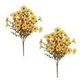 thumbnail image 3 of Linnome Full Bush Artificial Autumn Plum Blossom Bouquet Fall Harvest Floral Bush for Porch Basket Table Vase Decor, 3 of 7