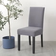 thumbnail image 4 of Fundas para sillas de comedor de alta calidad, elásticas y resistentes al agua, 85 % poliéster y 15 % elastano, diseño antideslizante, lavables a máquina, ideales para comedores y banquetes, juego de, 4 of 6