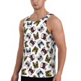 thumbnail image 2 of Easygdp Bulldog Sunglasses Face Men's Tank Top, Sleeveless Muscle T Shirts, Breathable, Quick-Dry, Loose for Gym, Running, Fitness - Small, 2 of 9