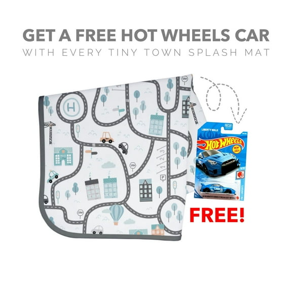 Tiny Town Splash Mat - A Waterproof Catch-All for Highchair Spills and More!