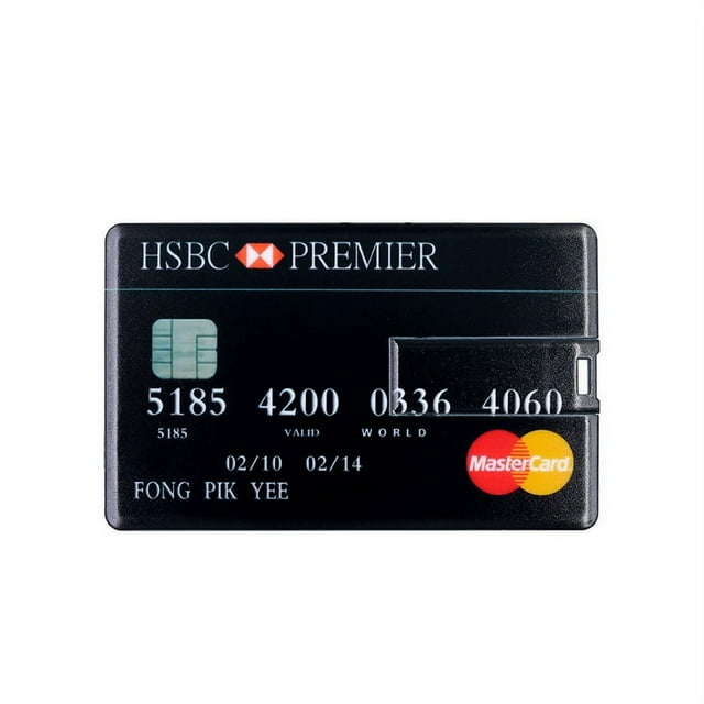 POINTERTECK USB Flash Drive High Speed Bank Credit Card Pen Drive Pendrive Memory Usb Stick Flash Drive 8/16/32/64/128GB