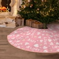 thumbnail image 5 of Rateoe Love Pattern Christmas Tree Skirt with Ties , Christmas Tree Decorations, Farmhouse Christmas Decor Xmas Holiday Decorations-48", 5 of 6