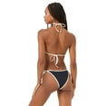 thumbnail image 2 of L*Space Women's Levy Bottom Swimwear Classic, Black/Cream Size S, 2 of 2