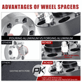 thumbnail image 3 of Richeer 4Pcs 6x135 Wheel Spacers 1.5" Thick for Expedition F150 LOBO Navigator with M14x1.5 Studs & 87.1mm Center Bore Fits select: 2015-2022 FORD F150, 2015-2022 FORD EXPEDITION, 3 of 11