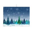 thumbnail image 1 of Balery Christmas Trees Alfombrilla de Secado para Cocina, 18x24 Pulgadas, Súper Absorbente para Platos y Encimeras, 1 of 7