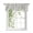 Gray, variant on Grey Daisy Flower Tie Up Valances Curtain, Farmhouse Floral Summer Country Adjustable Rod Pocket Window Treatment Short Tie Up Curtains Valances for Kitchen Living Room Bathroom 60x18 Inches