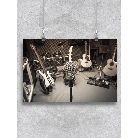 Music Studio Set Poster -Image by Shutterstock