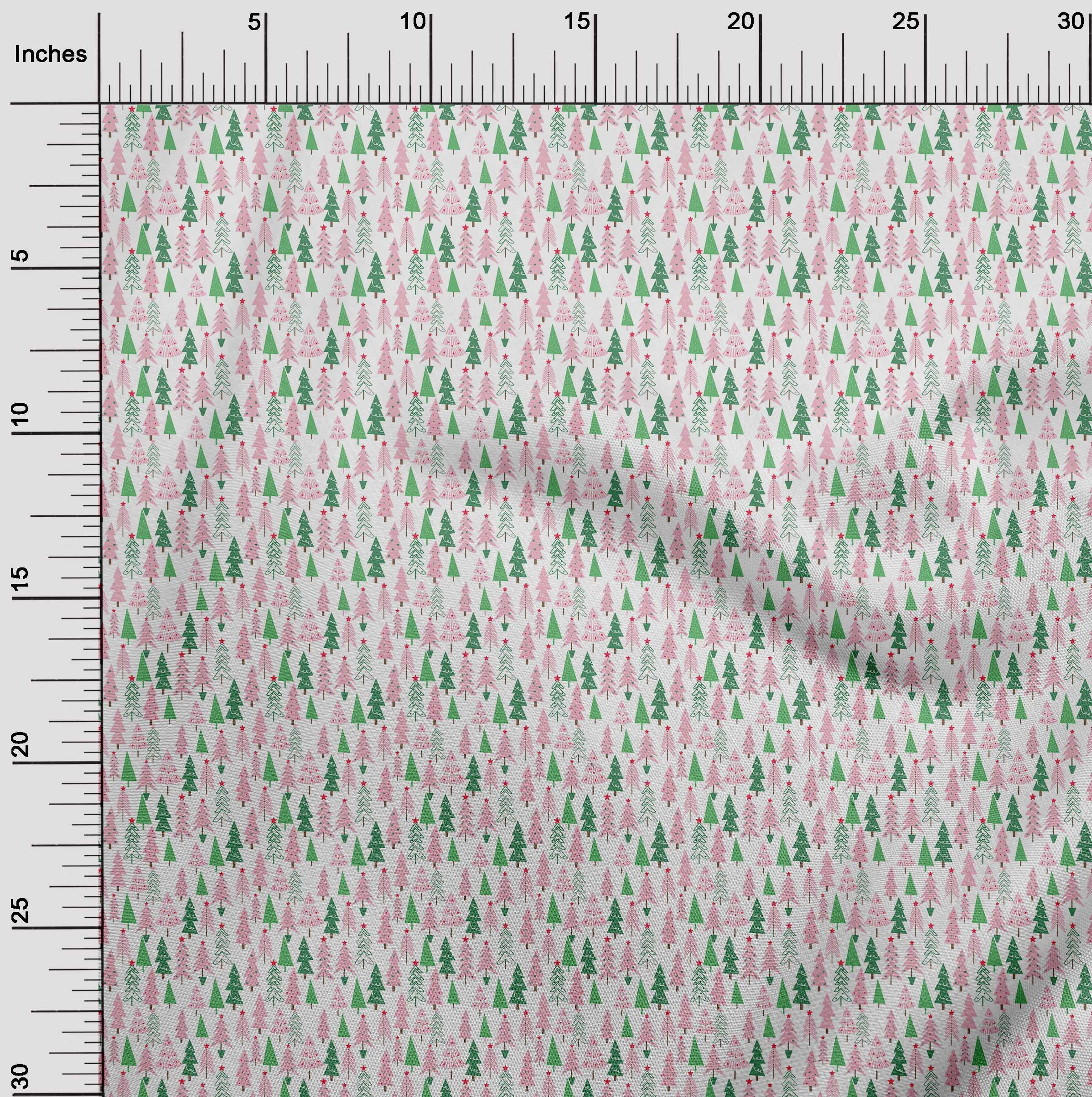 oneOone Cotton Poplin Twill Light Pink Fabric Christmas Sewing Craft Projects Fabric Prints By Yard 56 Inch Wide