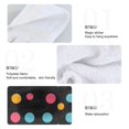 thumbnail image 4 of Haosy 2 Pack Kitchen Wash Cloths with Hanging Loops Absorbent Absorbent Quick Drying Hand Towels, Colorful Polka Dots, 4 of 7